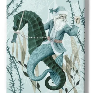The Sea Santa Ii Wall Art -Grace Popp Designs